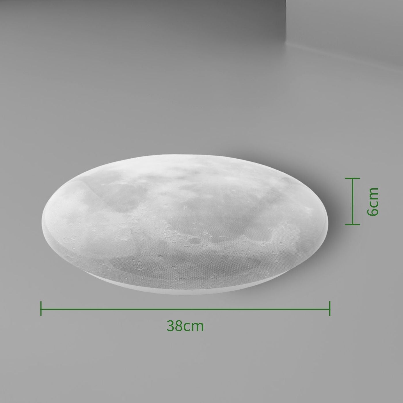 Plafon Led Slim Circular Superficie Placa Ø 350 mm 6400K 40W 3200 Lm Moon