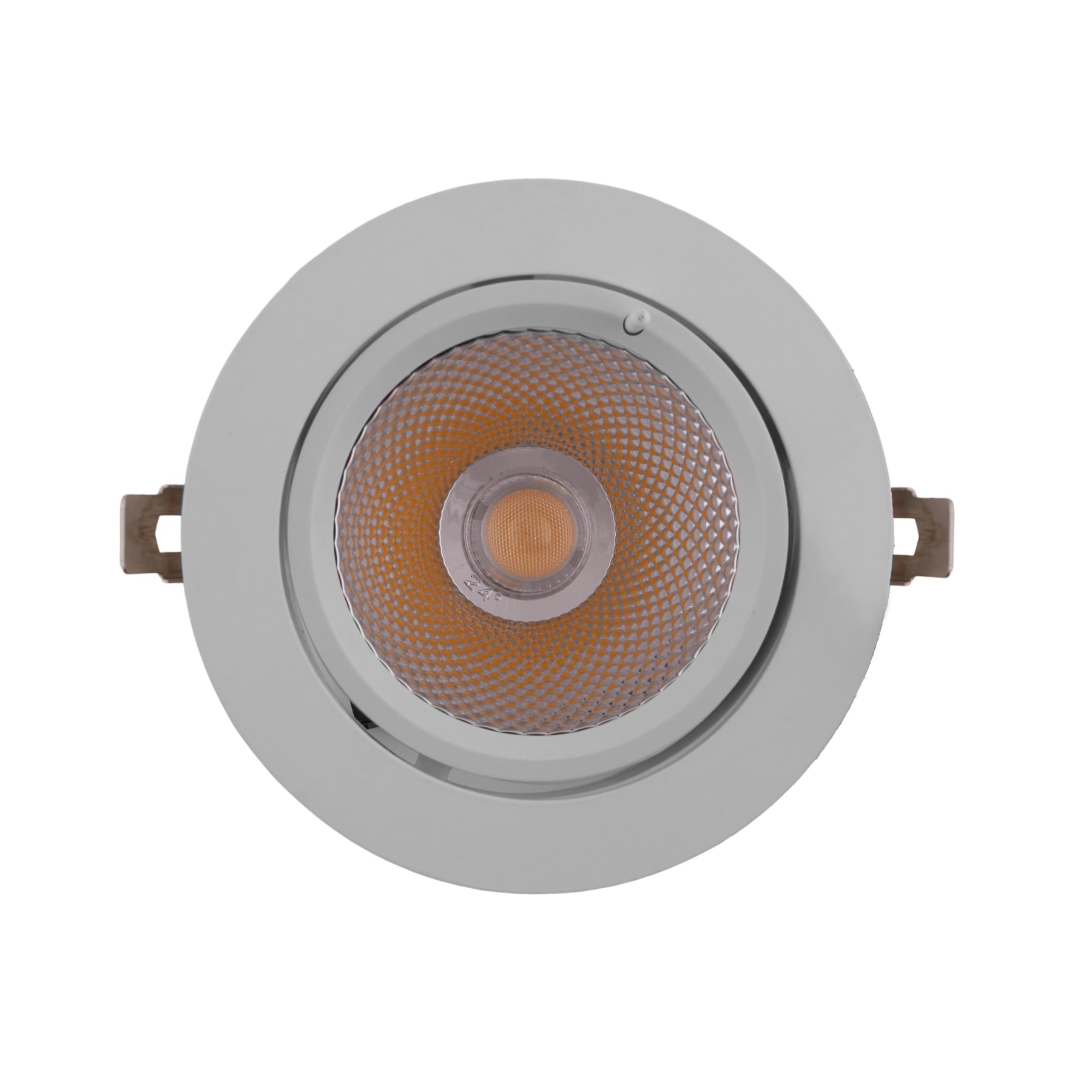 Downlight/Foco COB LED GIRATORIO 25W 6400k empotrable corte Ø140 mm Marco Blanco