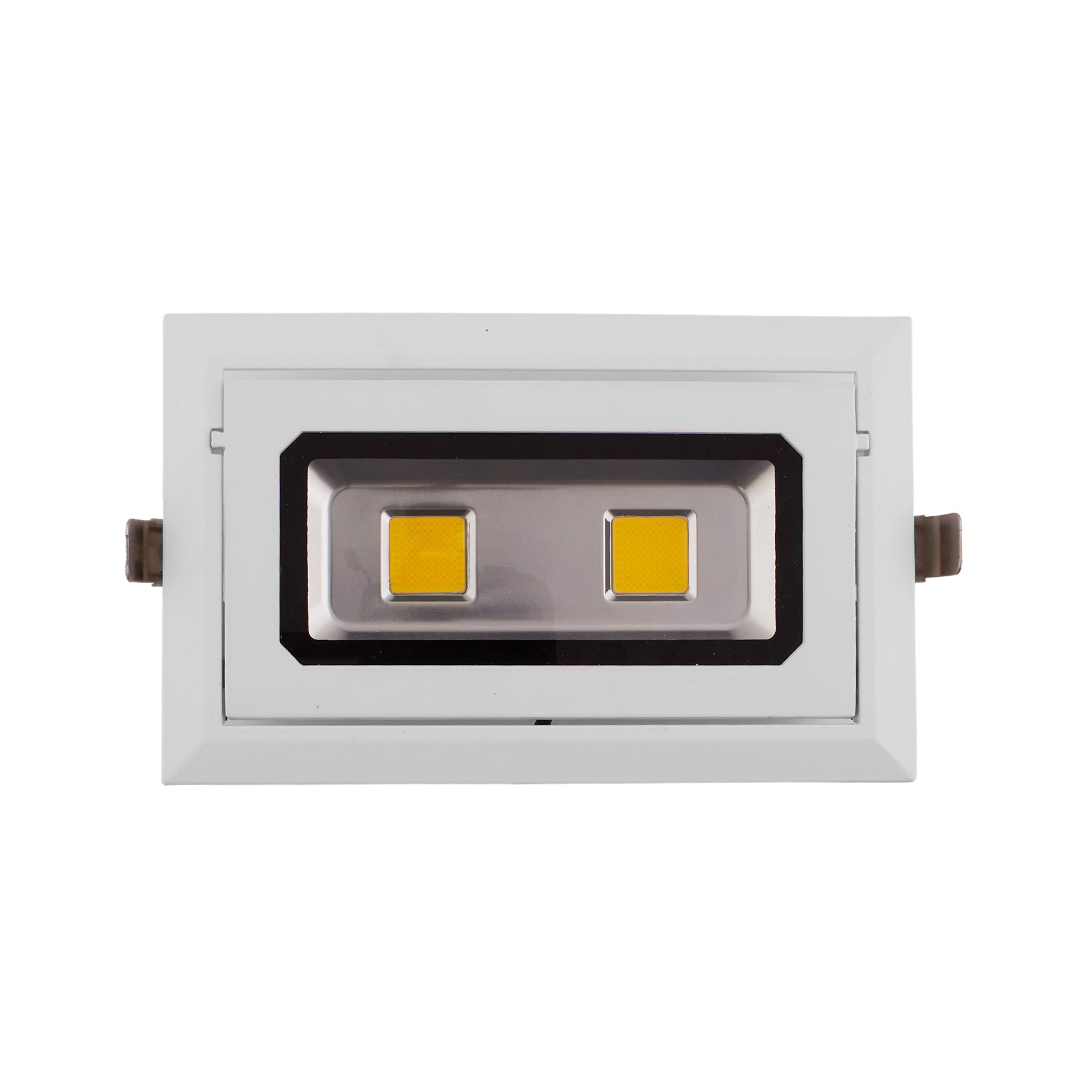 Downlight/Foco LED 40W 4100K Rectangular empotrable corte 220x125mm Marco Blanco