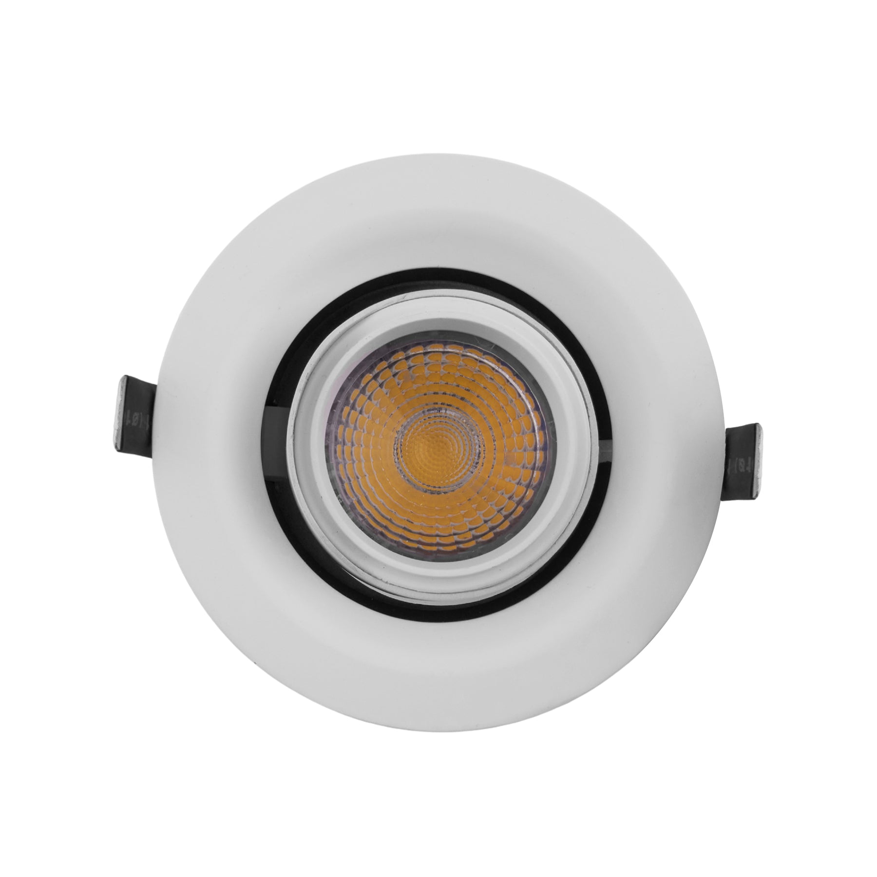 Downlight/Foco COB LED 12W Circular 6400K Empotrable Corte Ø 82 mm Marco Blanco